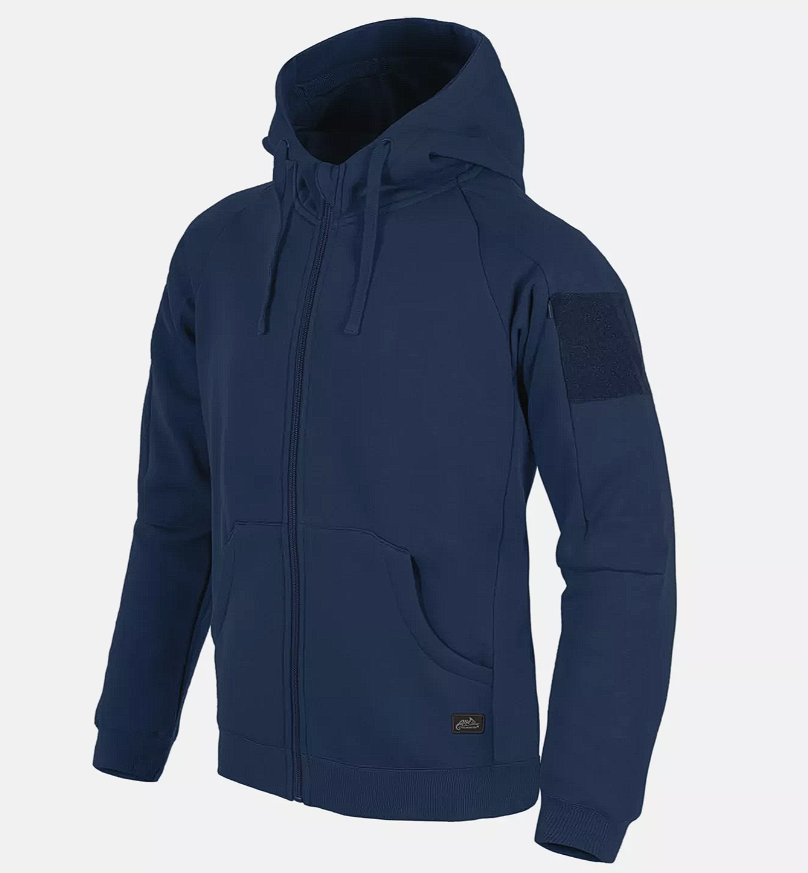 Bluza Urban Hoodie Lite - Fullzip Blue