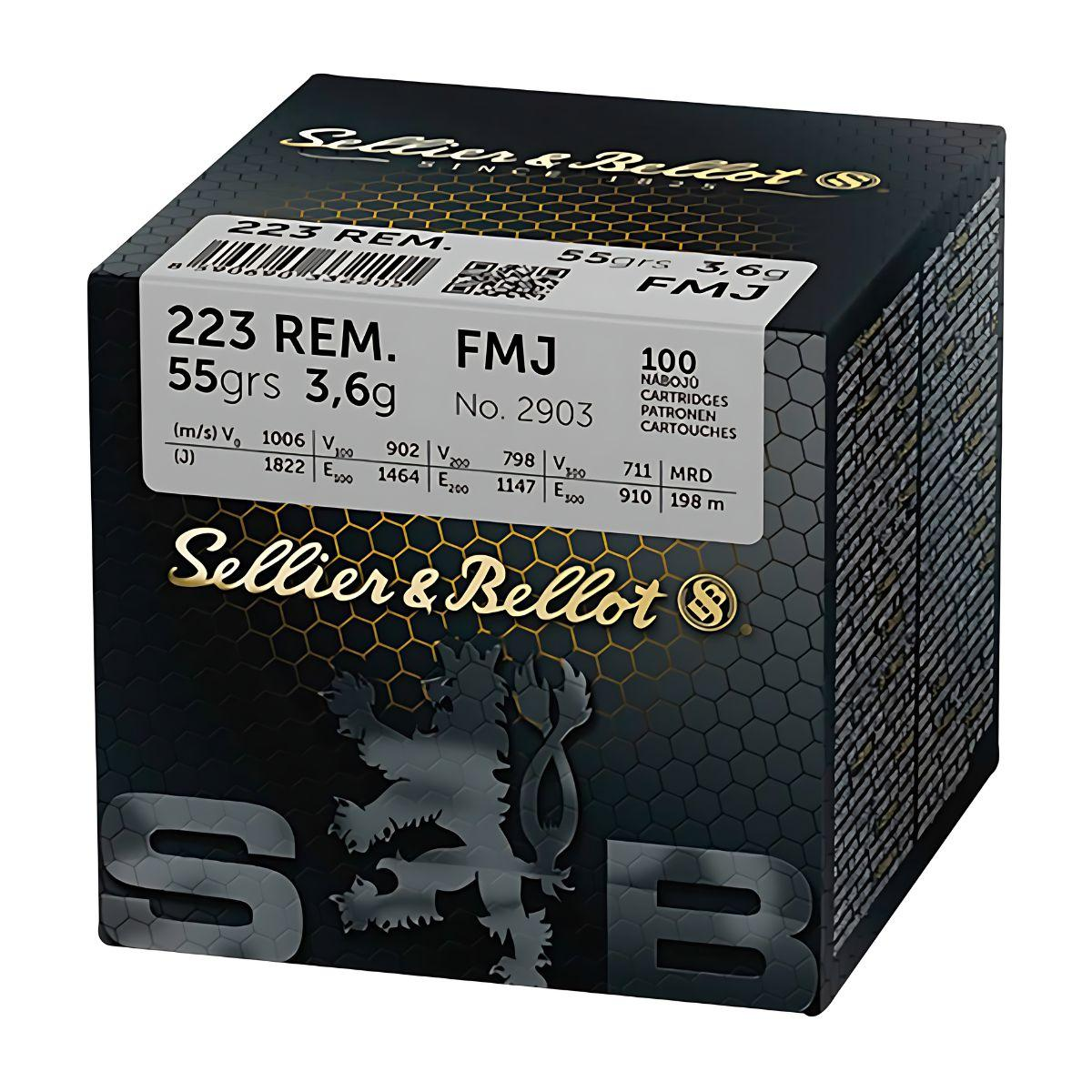 .223 Rem Sellier & Bellot FMJ 55gr/3,6g (V341872)